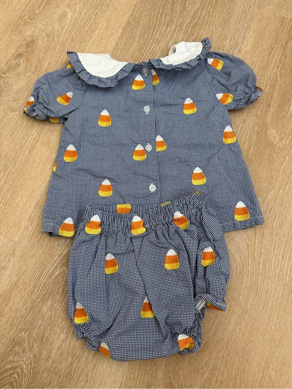 Candy Corn Top & Bloomers Set - Picture 2 of 4